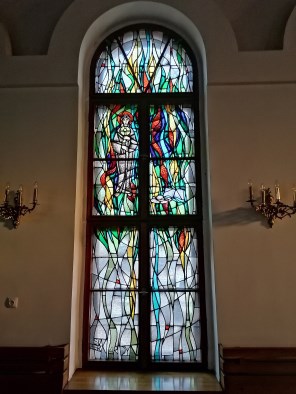 시에나의 성 베르나르디노_by Wiktor Ostrzolek_photo by Abraham_in the refectory of Franciscan Monastery in Katowice Panewniki_Poland.jpg